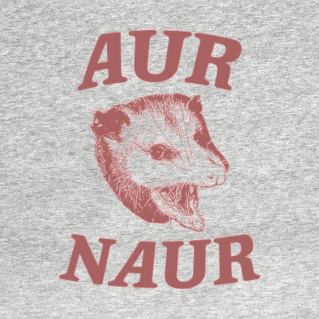 Aur Naur Shirt, Possum Weird Opossum Funny Trash Panda by Y2KERA